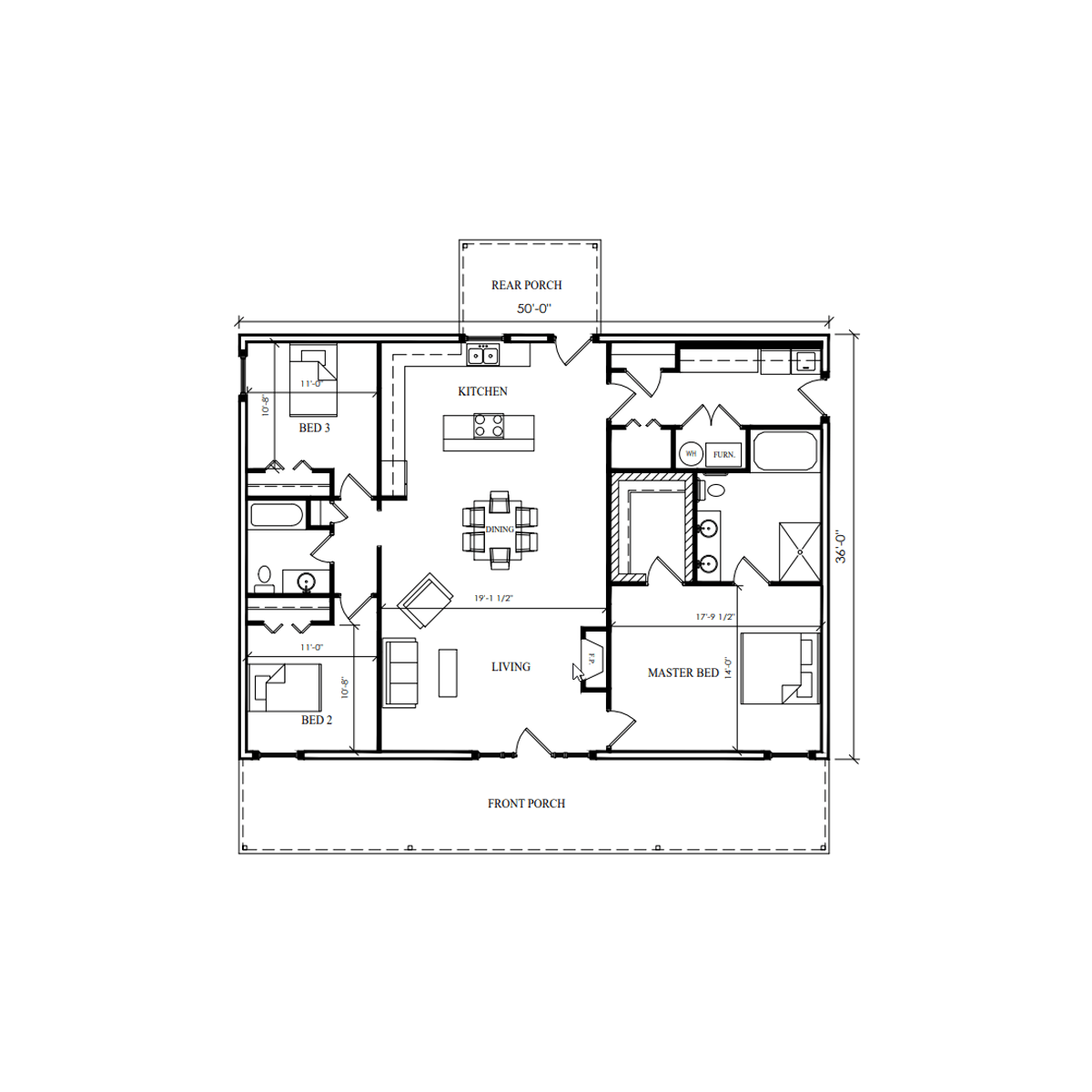 Rockford II sample floor plan