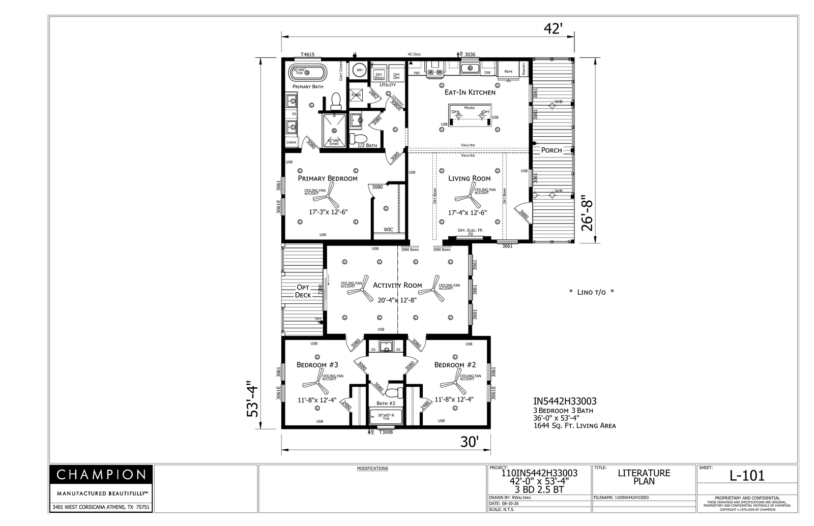 floorplan 3 bed